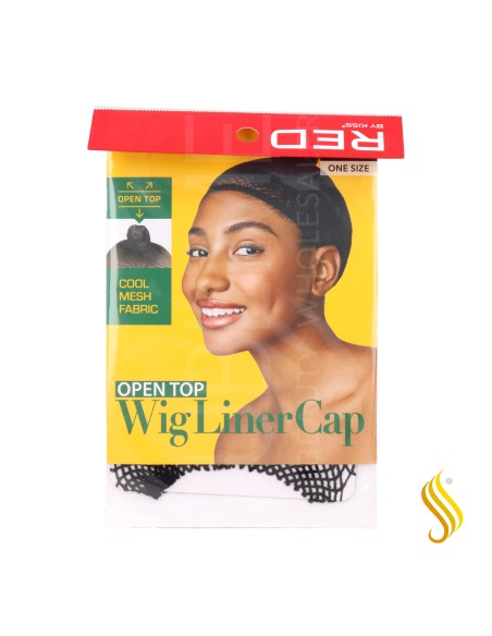 Red Kiss Open Top Mesh Wig Liner Black Capa De Cabello